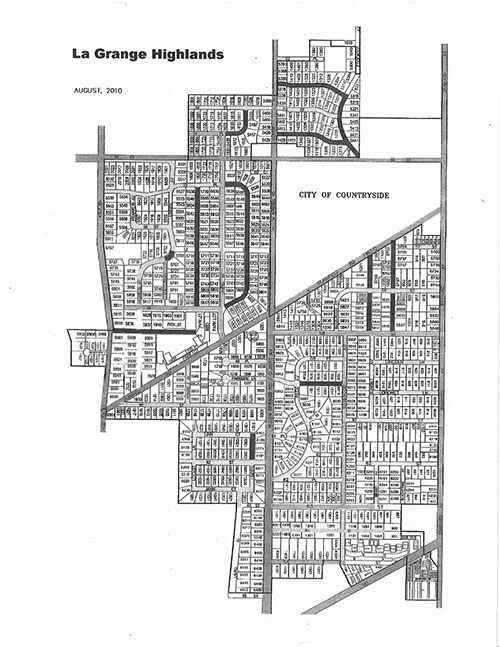 LaGrange Highlands map